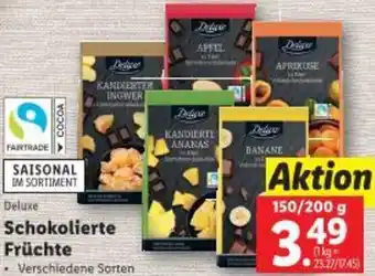 Lidl Schokolierte Früchte Angebot