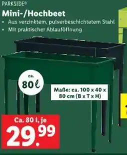 Lidl Mini-/Hochbeet Angebot