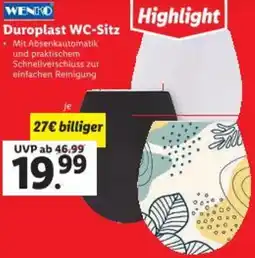 Lidl Duroplast WC-Sitz Angebot