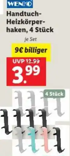 Lidl Handtuch- Heizkörper- haken Angebot