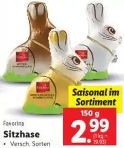 Lidl Sitzhase Angebot