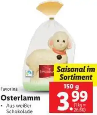 Lidl Osterlamm Angebot