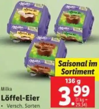 Lidl Löffel-Eier Angebot