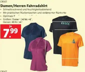 Lidl Damen/Herren Fahrradshirt Angebot