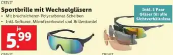 Lidl Sportbrille mit Wechselgläsern Angebot