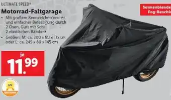 Lidl Motorrad-Faltgarage Angebot