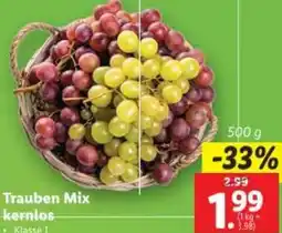 Lidl Trauben Mix -kernlos Angebot