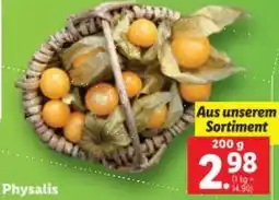 Lidl Physalis Angebot