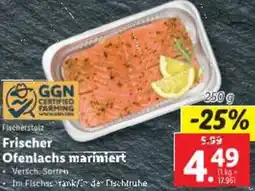 Lidl Frischer Ofenlachs mariniert Angebot