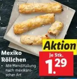 Lidl Mexiko Röllchen Angebot