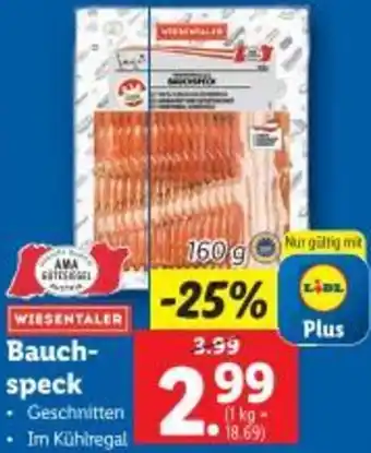 Lidl Bauch- speck Angebot