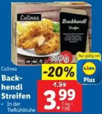 Lidl Back- hendl Streifen Angebot