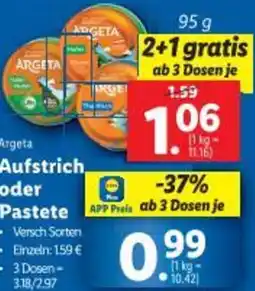 Lidl Aufstrich oder Pastete Angebot