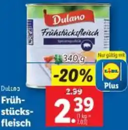 Lidl Früh- stücks- fleisch Angebot