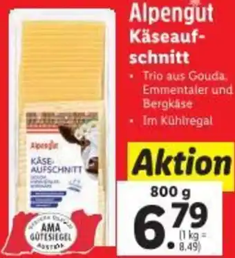 Lidl Käseauf- schnitt Angebot