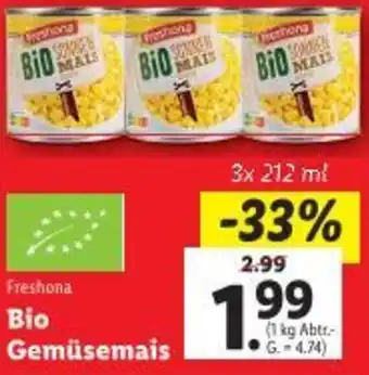 Lidl Bio Gemüsemais Angebot