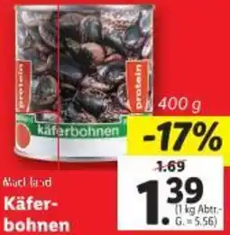 Lidl Käfer- bohnen Angebot