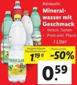 Lidl Mineral- wasser mit Geschmack Angebot