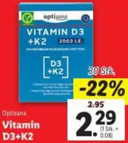 Lidl Vitamin D3+K2 Angebot