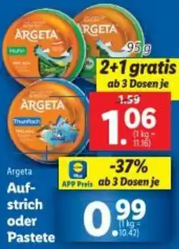 Lidl Auf- strich oder Pastete Angebot