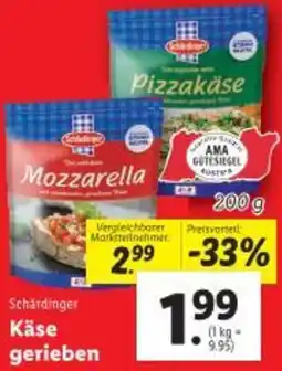 Lidl Käse gerieben Angebot