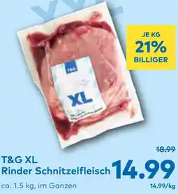 T&G Rinder Schnitzelfleisch Angebot