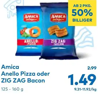 T&G Anello Pizza oder ZIG ZAG Bacon Angebot