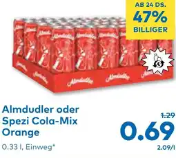 T&G Almdudler oder spezi cola-mix orange Angebot