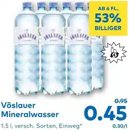 T&G Mineralwasser Angebot