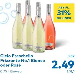 T&G Cielo Freschello Frizzante No.1 Bianco oder Rosé Angebot