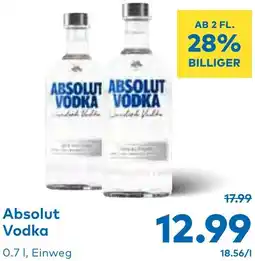 T&G Absolut Vodka Angebot