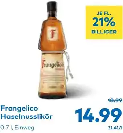 T&G Frangelico Haselnusslikör Angebot