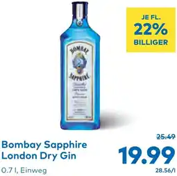 T&G Bombay Sapphire London Dry Gin Angebot