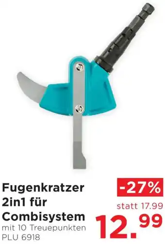 Unimarkt Fugenkratzer 2in1 für Combisystem Angebot