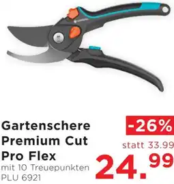 Unimarkt Gartenschere Premium Cut Pro Flex Angebot