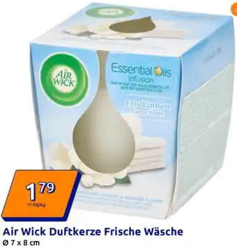 Action Air Wick Duftkerze Frische Wäsche Angebot