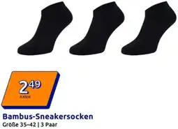 Action Bambus-Sneakersocken Angebot