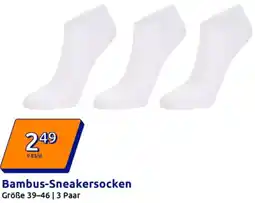 Action Bambus-Sneakersocken Angebot