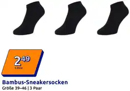 Action Bambus-Sneakersocken Angebot