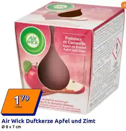 Action Air Wick Duftkerze Apfel und Zimt Angebot