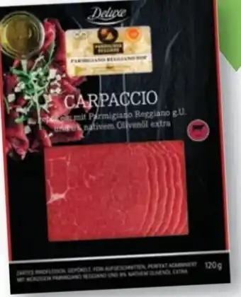 Lidl Deluxe Carpaccio vom Rind Angebot