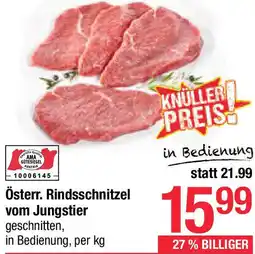 Maximarkt Rindsschnitzel Angebot