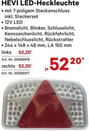 Lagerhaus LED-Heckleuchte Angebot