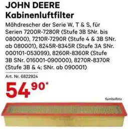 Lagerhaus Kabinenluftfilter Angebot