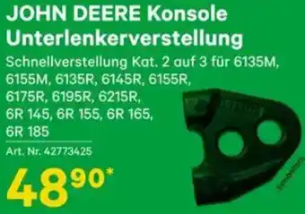 Lagerhaus Konsole Unterlenkerverstellung Angebot