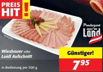 Nah&Frisch Wiesbauer oder Loidl Aufschnitt Angebot