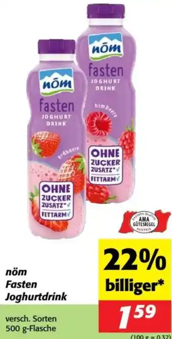 Nah&Frisch Fasten Joghurtdrink Angebot