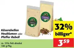 Nah&Frisch Käserebellen Heublumen oder Pfeffer Rebell Angebot