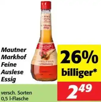 Nah&Frisch Feine Auslese Essig Angebot