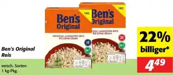 Nah&Frisch Ben's Original Reis Angebot